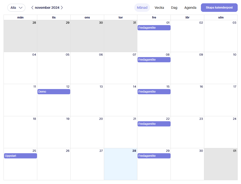 A calendar with purple boxes

Description automatically generated